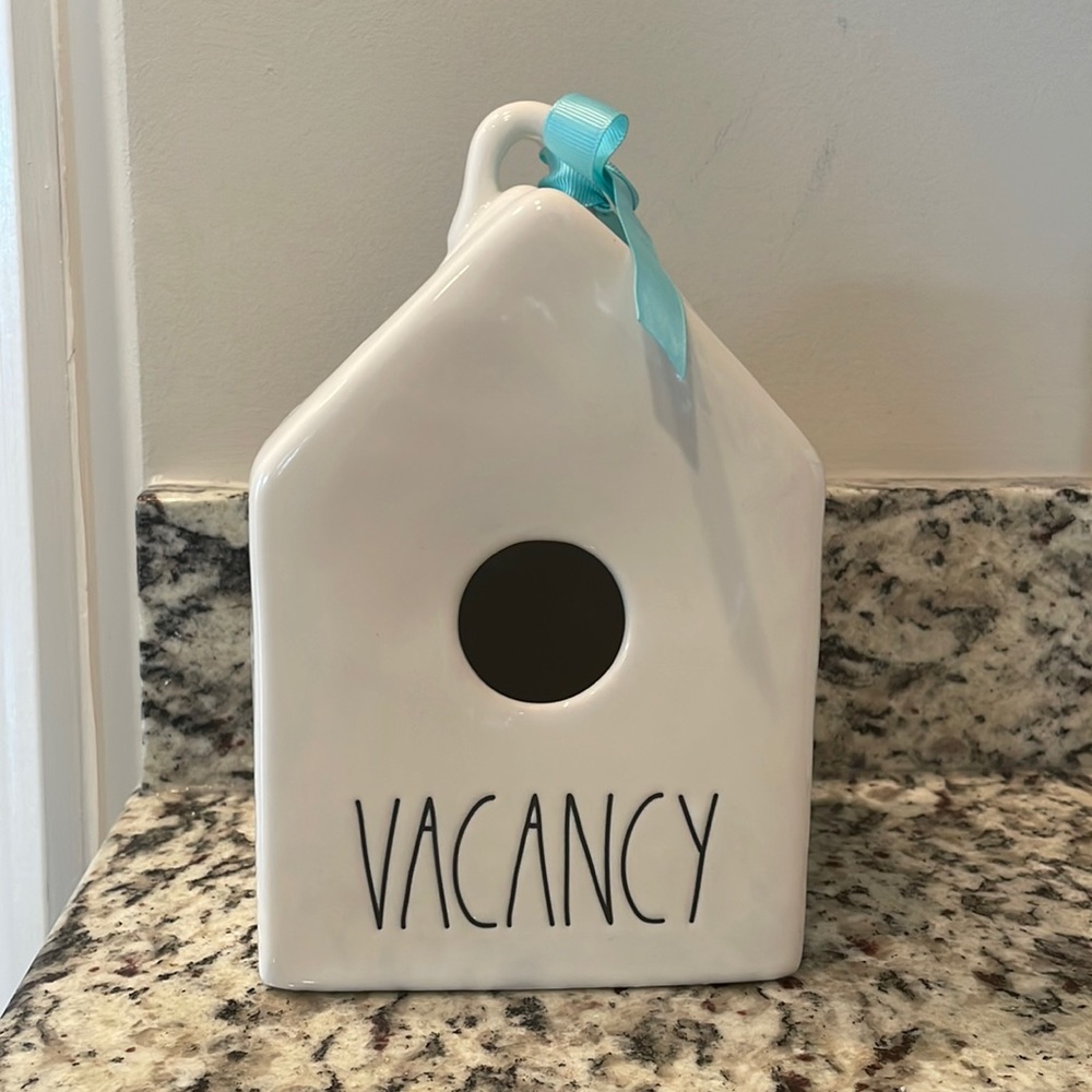 Rae Dunn Birdhouse (Vacancy)